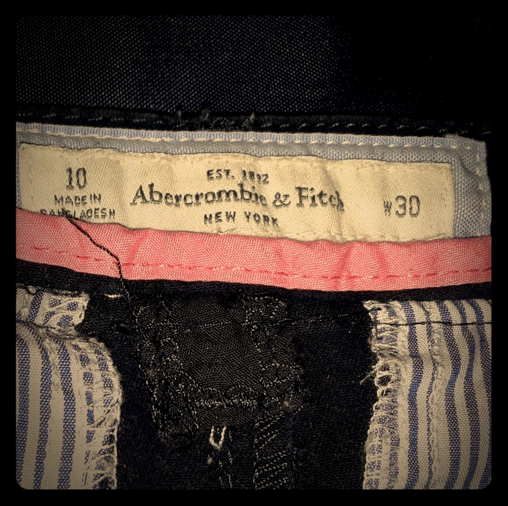 Abercrombie and Fitch navy shorts